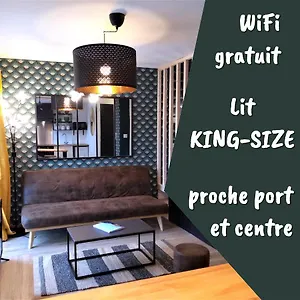 Superbe Entre Le Port Et Le Centre - Lit King-size, Wifi&netflix Gratuit Saint-Brieuc